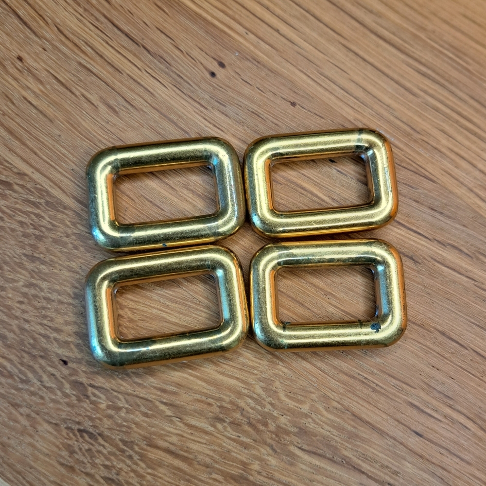 Marc Jacobs brass rectangle rings  | Spare/replacement/repair/rehab parts